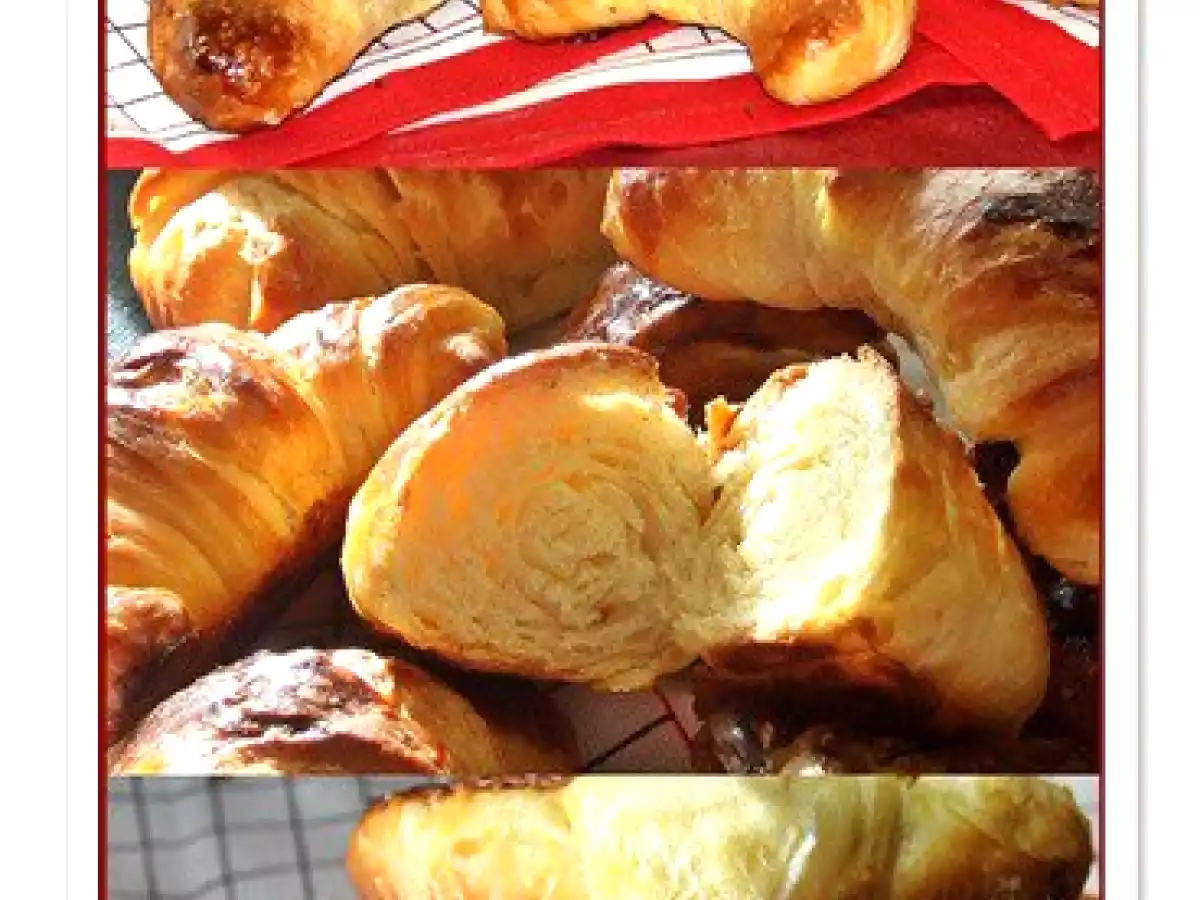 Butterhörnchen mit Joghurt