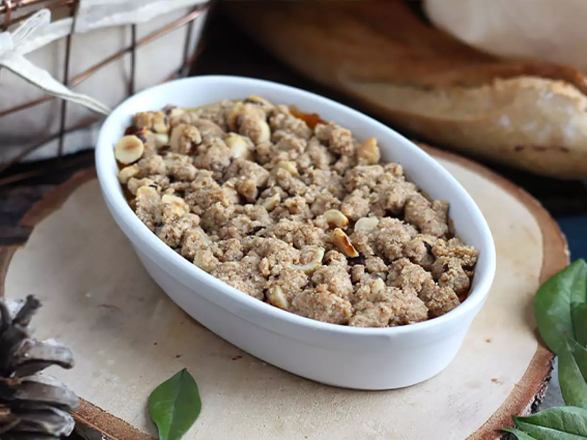 Butternuss-Kürbis-Crumble mit Haselnüssen - foto 3