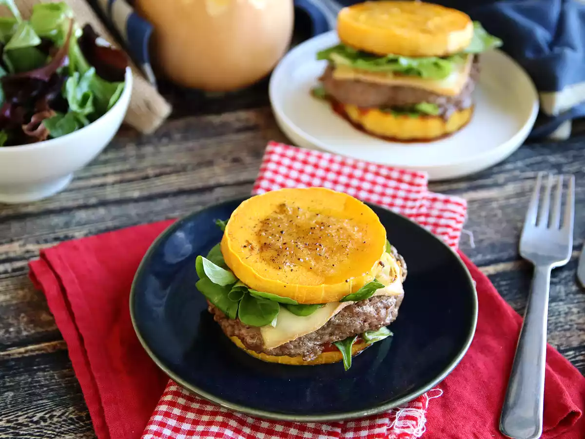 Butternut-Burger (garantiert ohne Brot!)