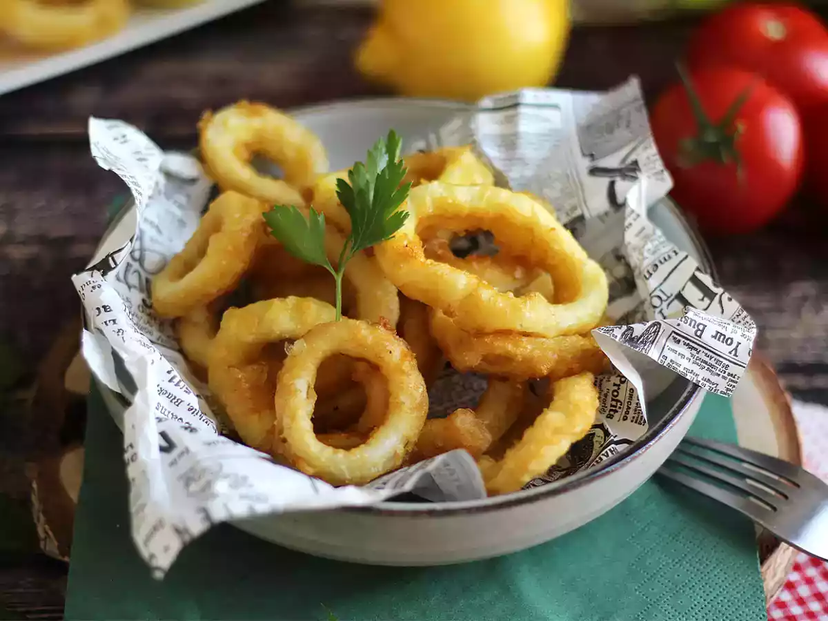 Calamares a la romana – panierte Calamari