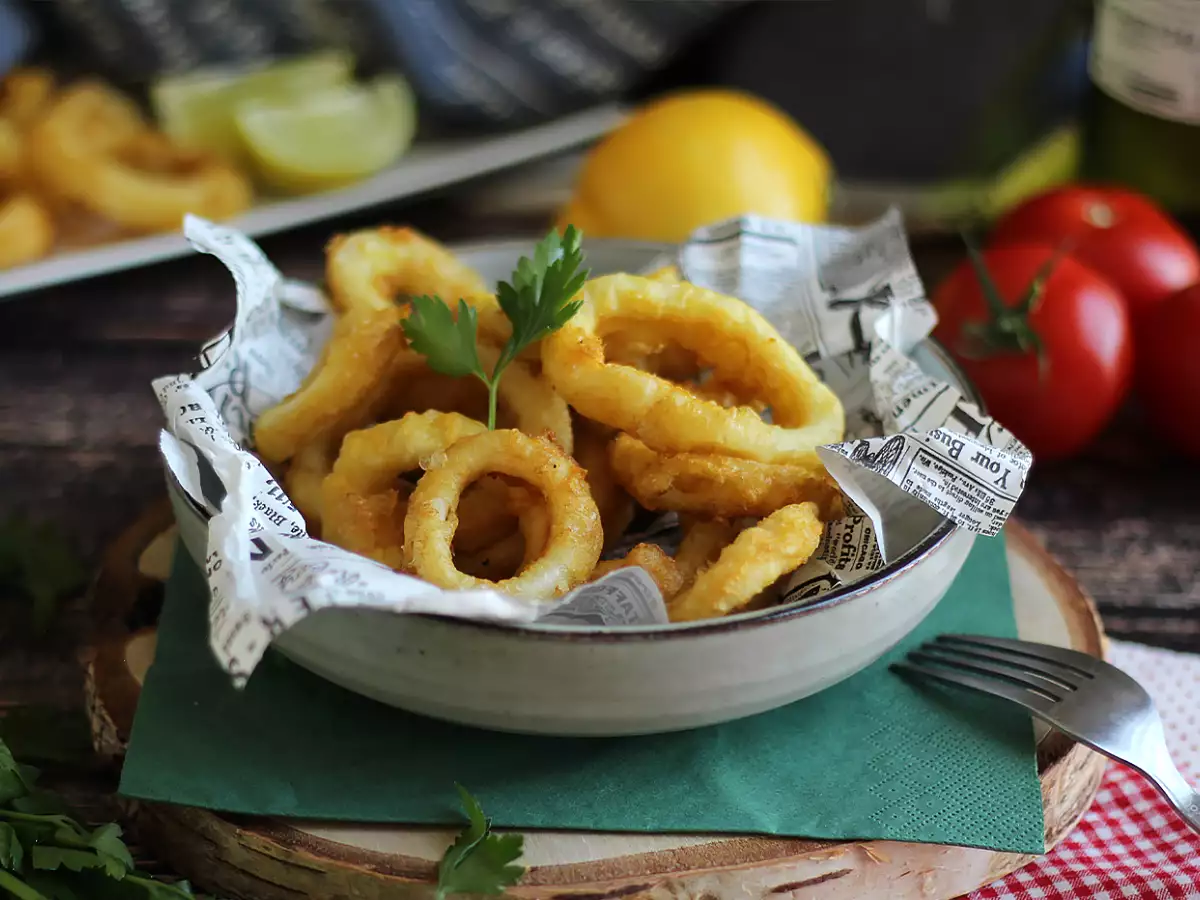 Calamares à la romana – panierte Tintenfischringe - foto 2