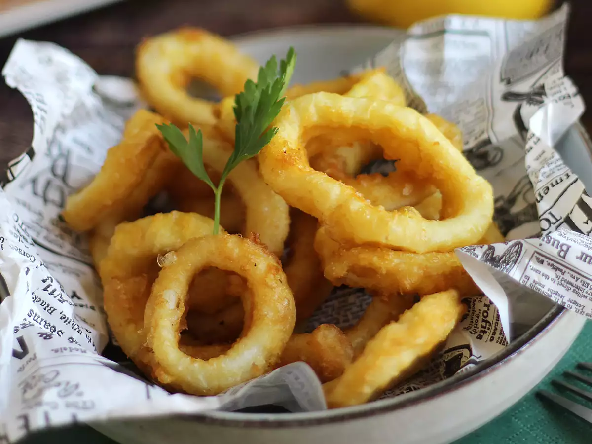 Calamares à la romana – panierte Tintenfischringe - foto 3