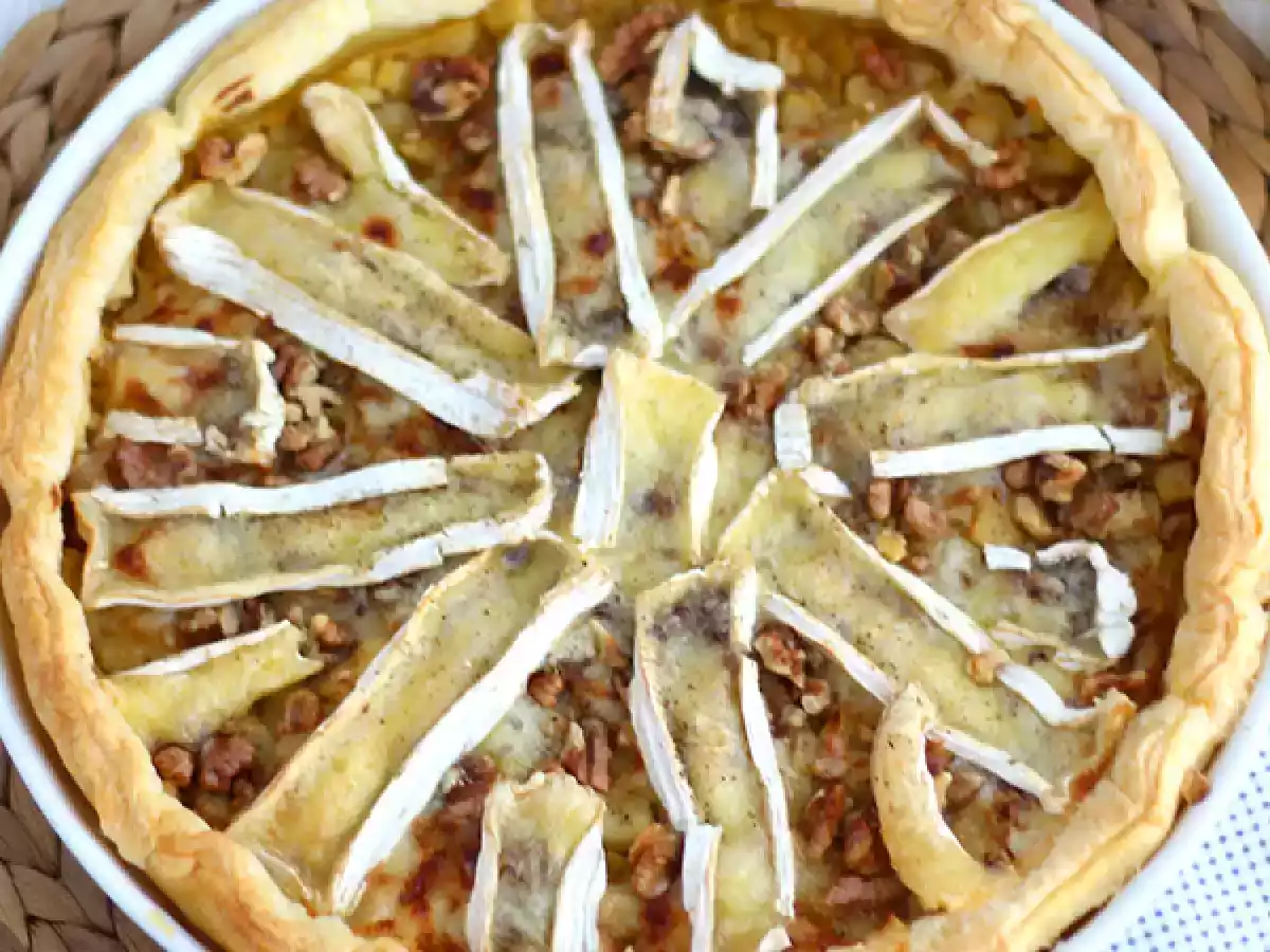 Camembert-Torte mit Äpfeln - foto 2