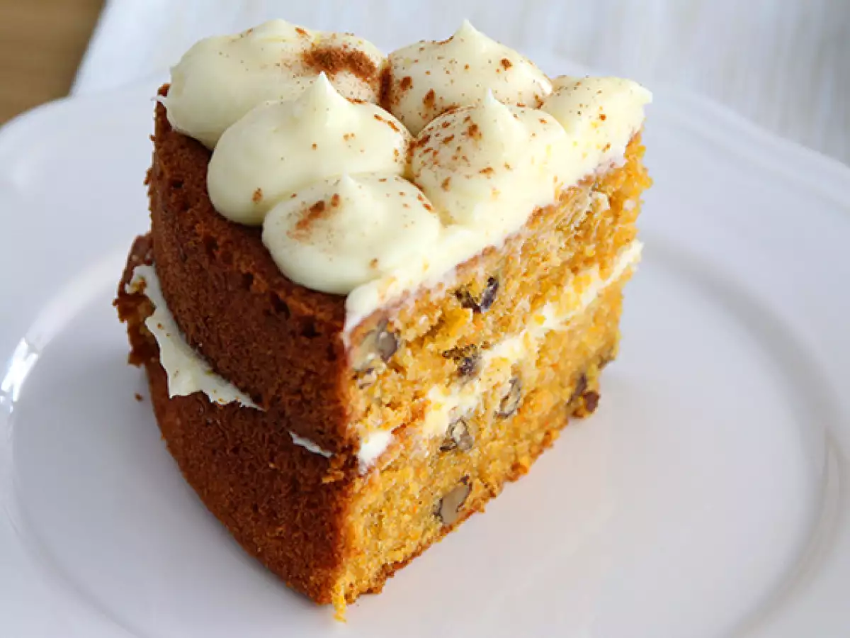 Carrot Cake mit Walnüssen : saftiger Karottenkuchen - foto 5