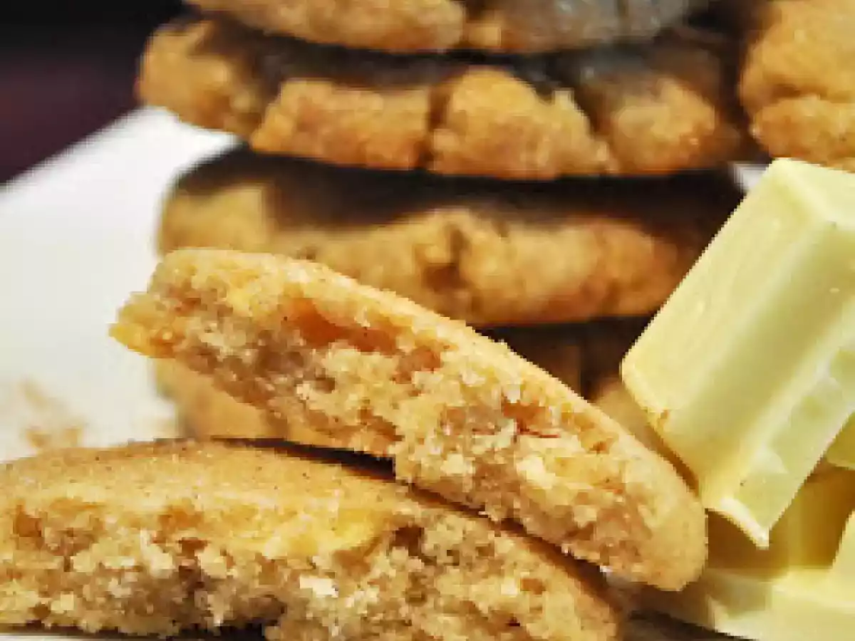 Chai Spiced Sugar Cookies mit weißer Schokolade