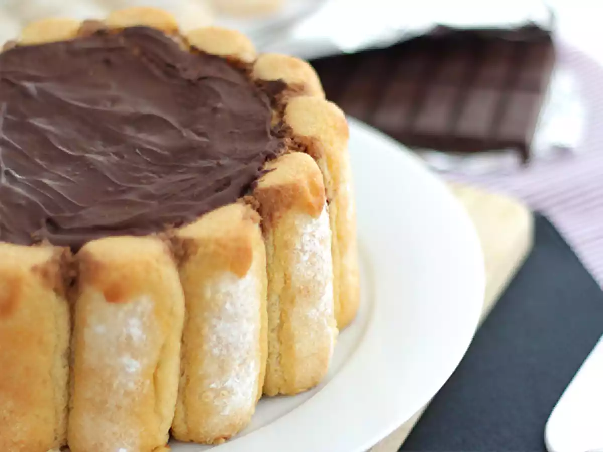 Charlotte au chocolat - foto 3