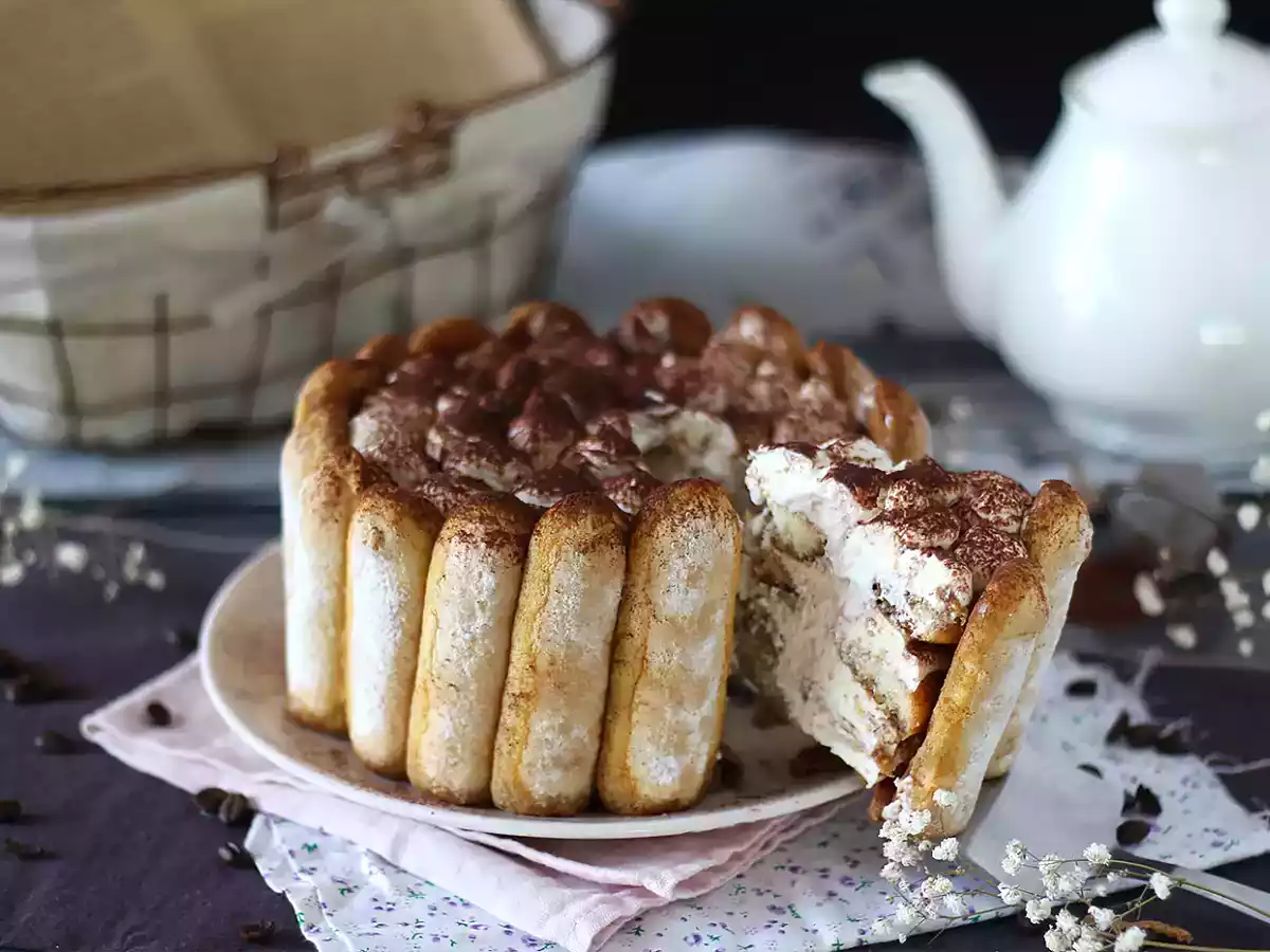 Charlotte Tiramisu lecker und ohne Eier - foto 6