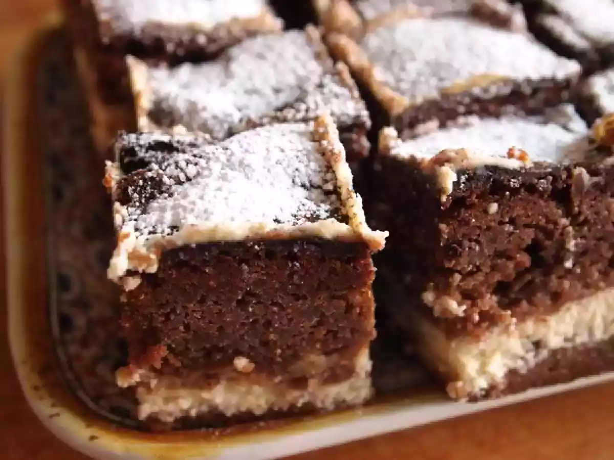 Cheesecake-Brownies