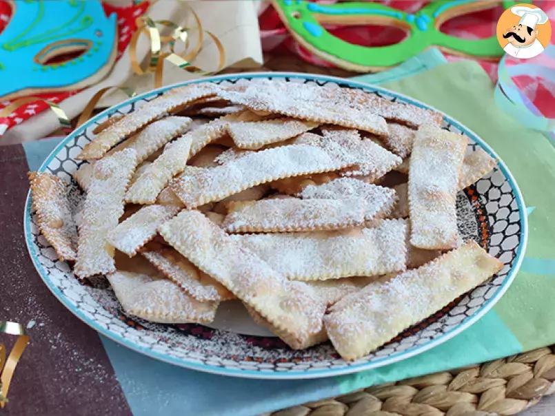 Chiacchiere di carnevale - Italienische Bugnes aus dem Ofen, foto 3
