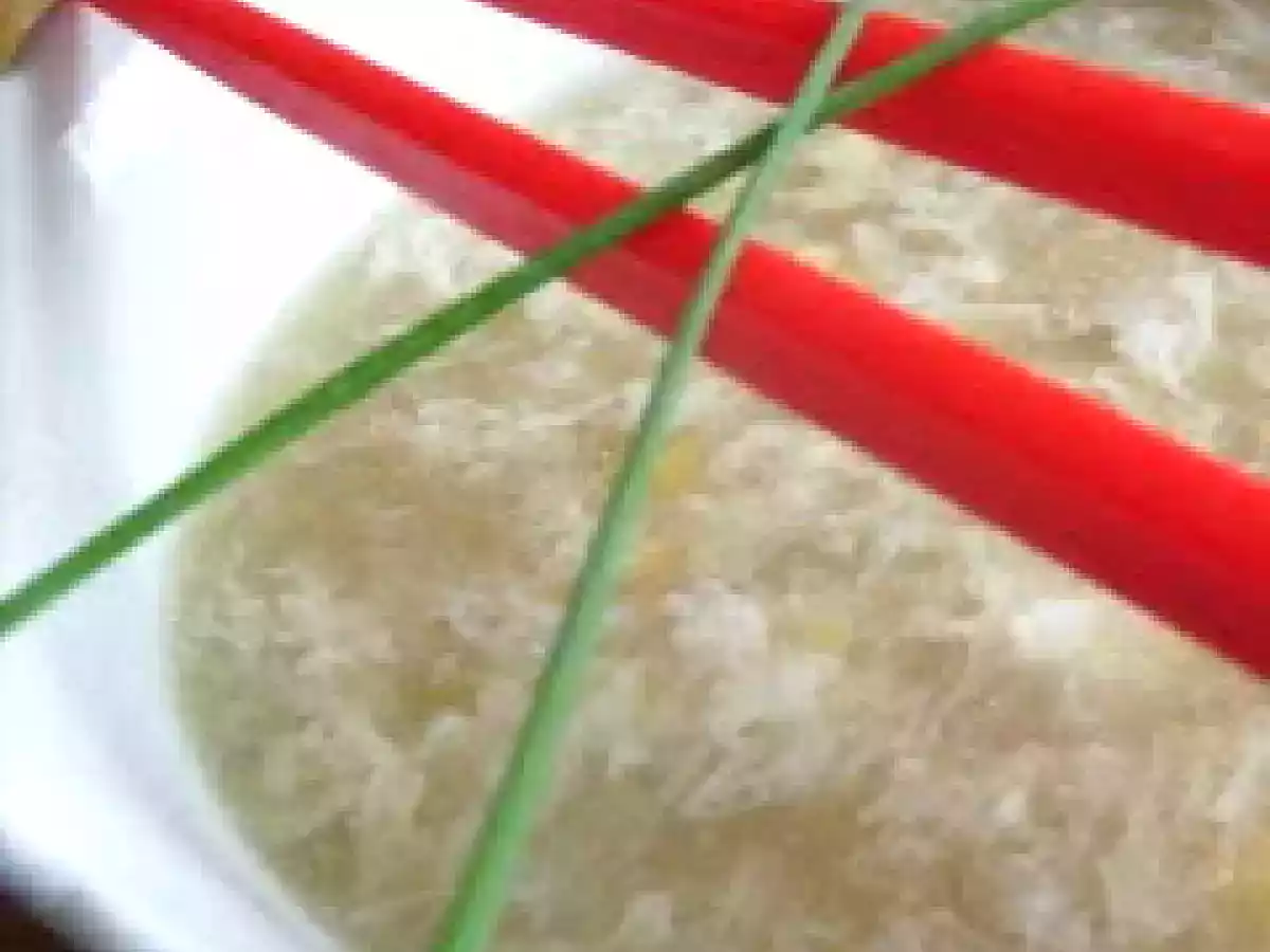 Chinesische Mais-Krebsfleisch-Suppe