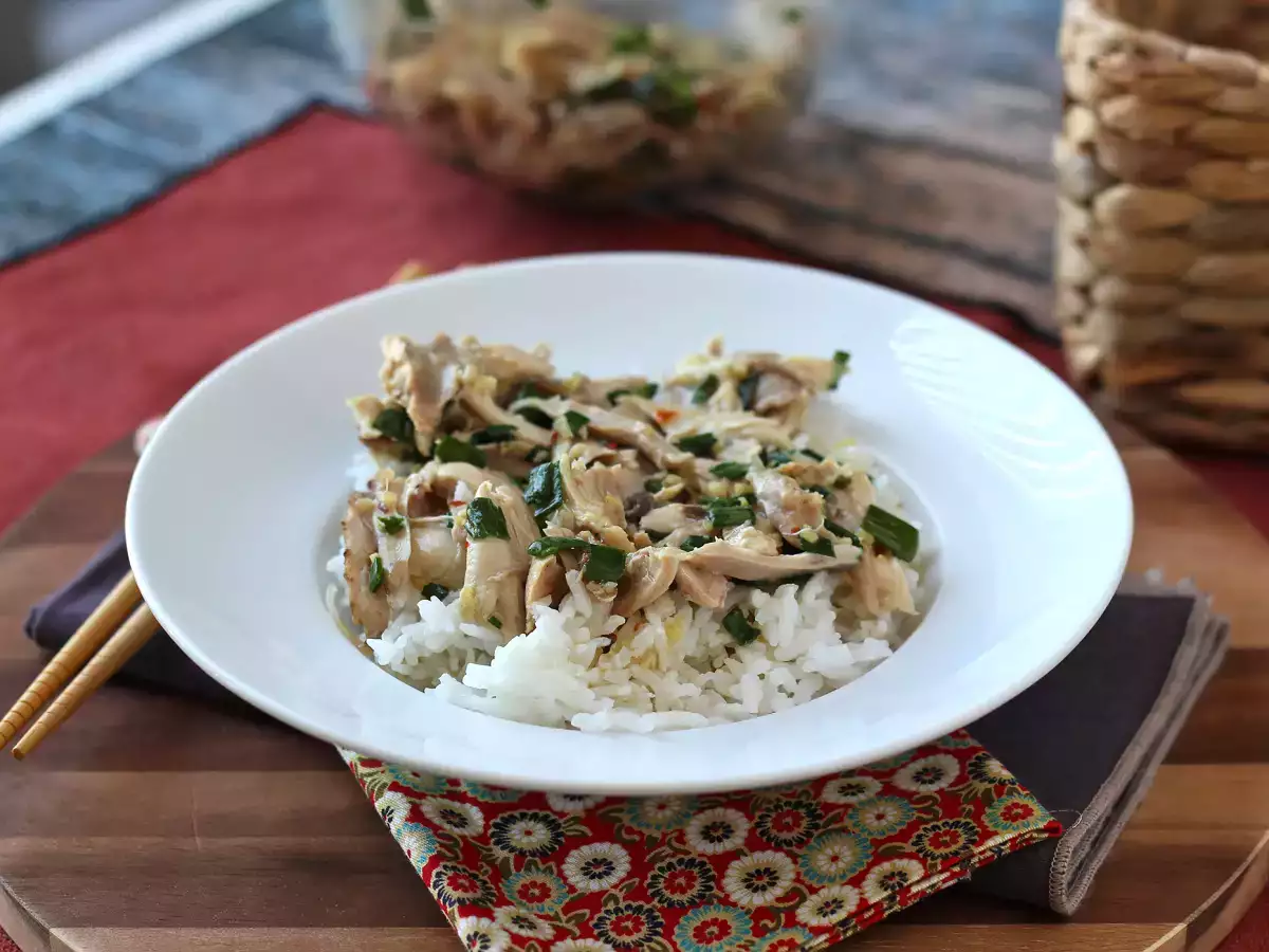Chinesisches Dämpfhähnchen mit Ingwer – besonders zart und aromatisch - foto 3