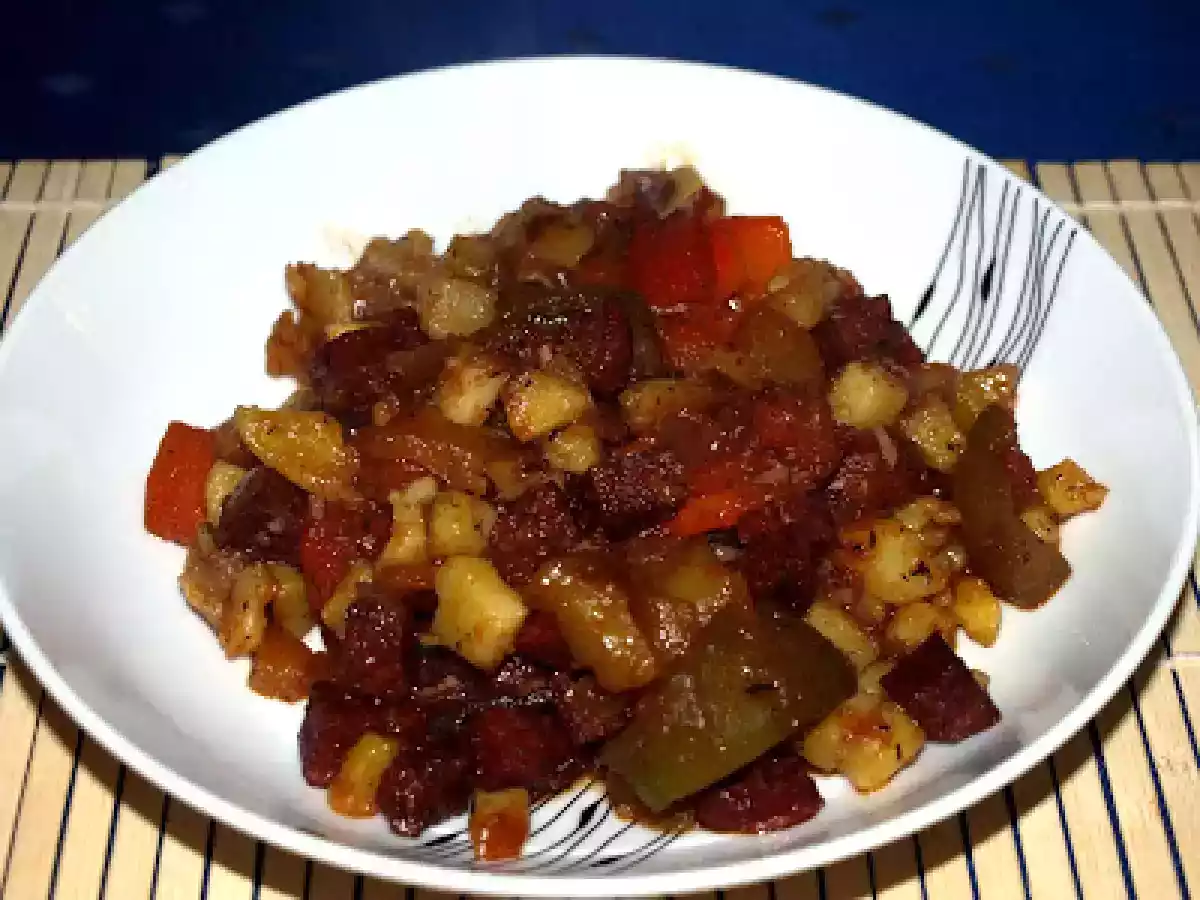 Chorizo-Kartoffel-Pfanne oder Spanien-Deutschland 26:24