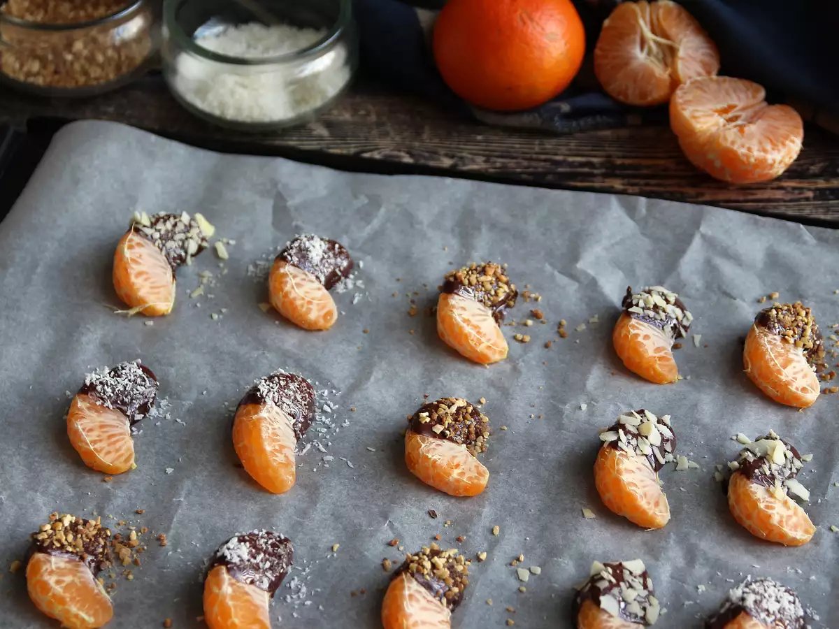 Clementinen mit Schokolade – das schnelle, frische Dessert! - foto 3