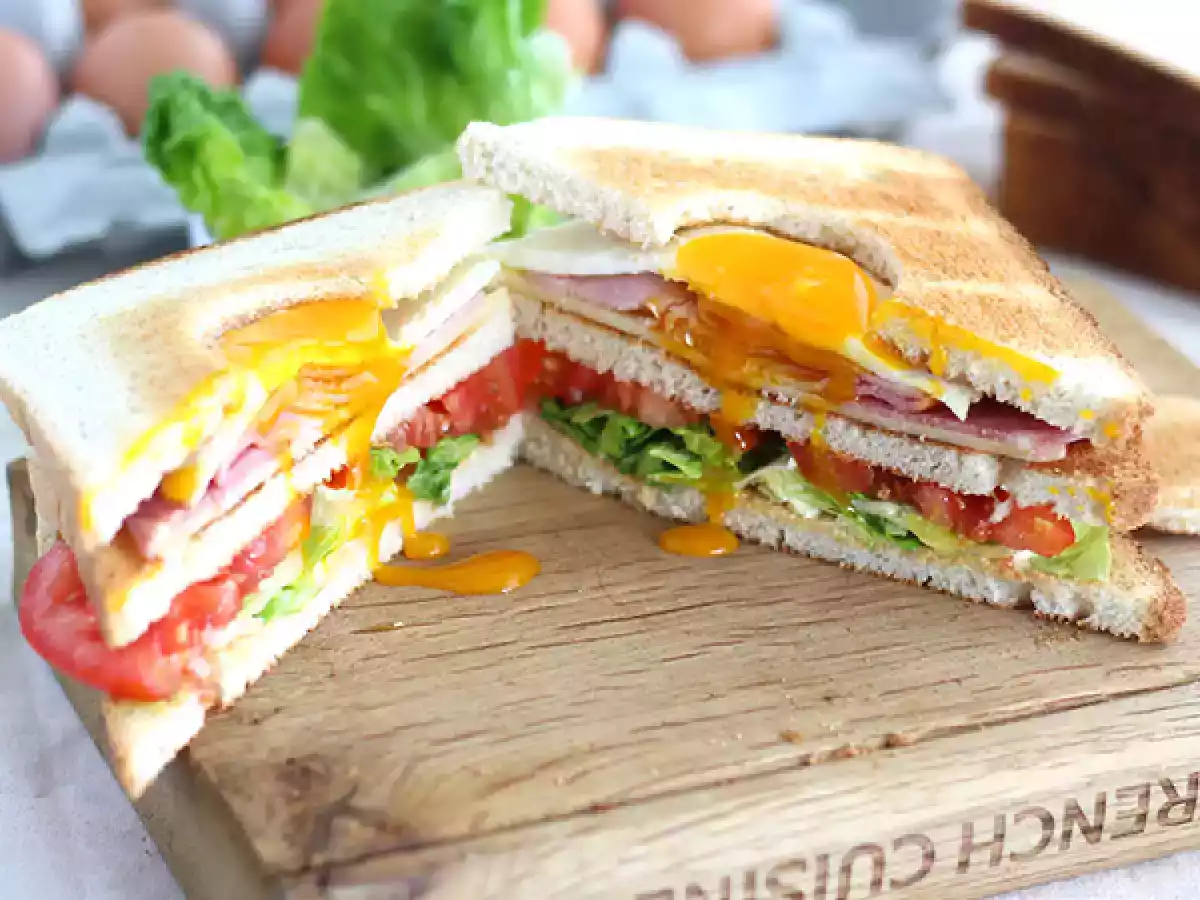 Club Sandwich mit Ei - foto 2