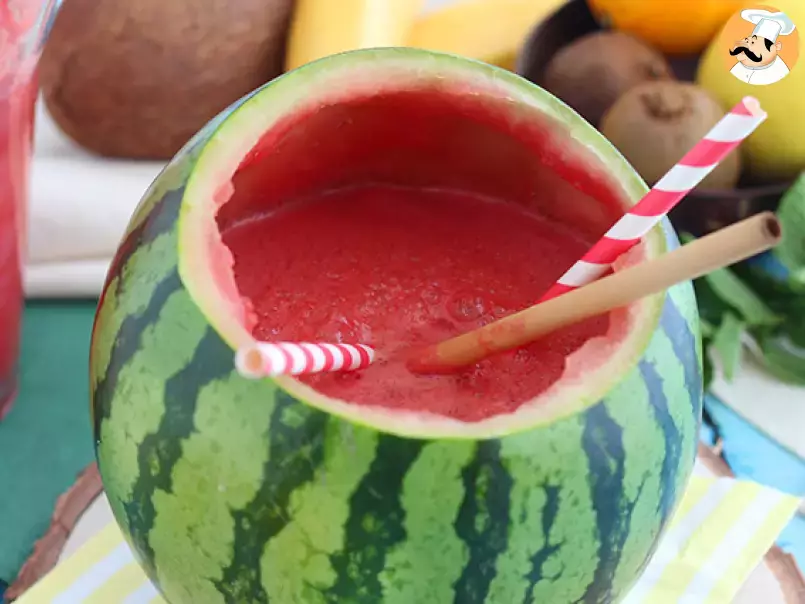 Cocktail Gin in einer Wassermelone - foto 6