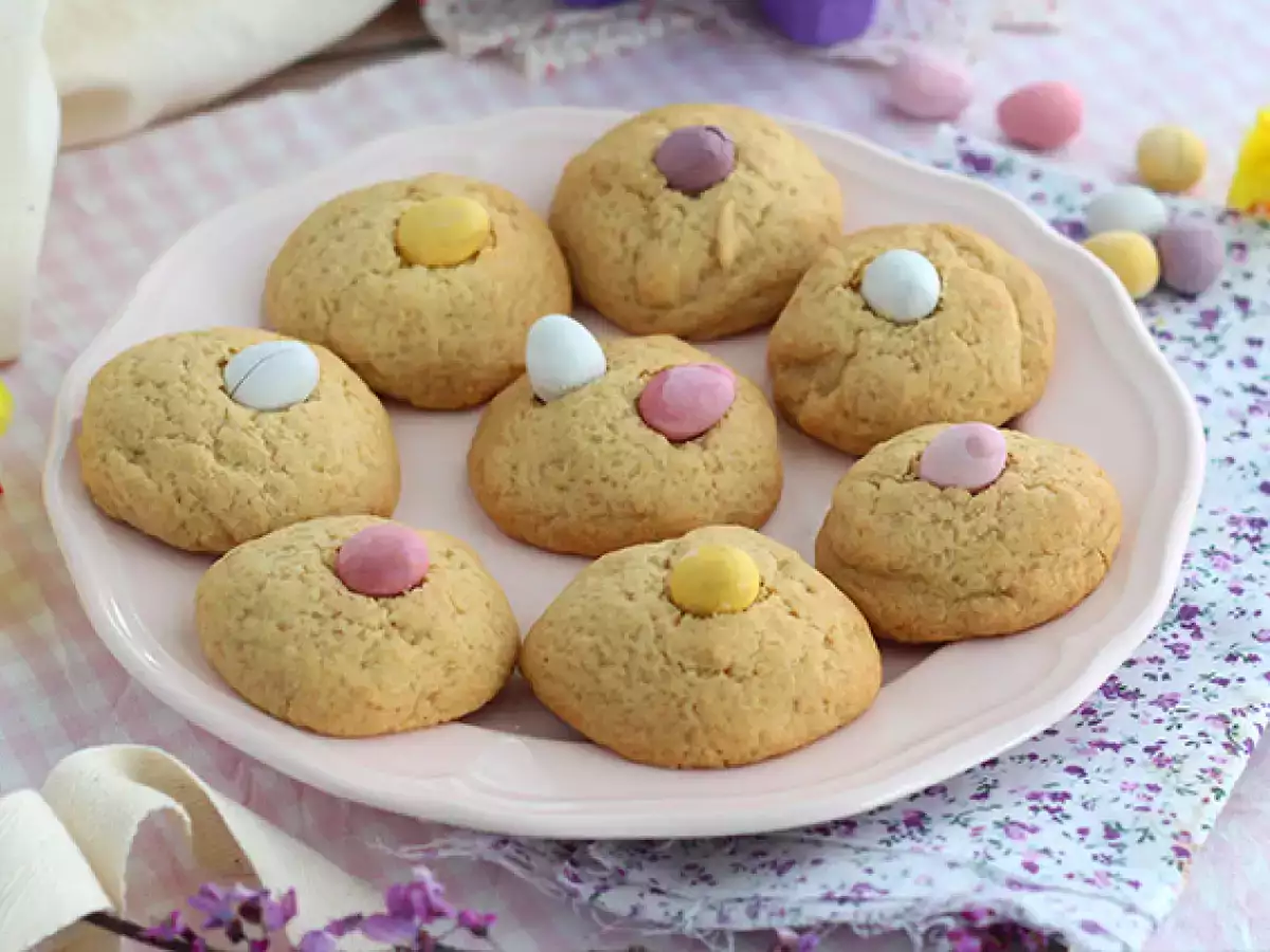 Cookies mit Resten von Osterschokolade
