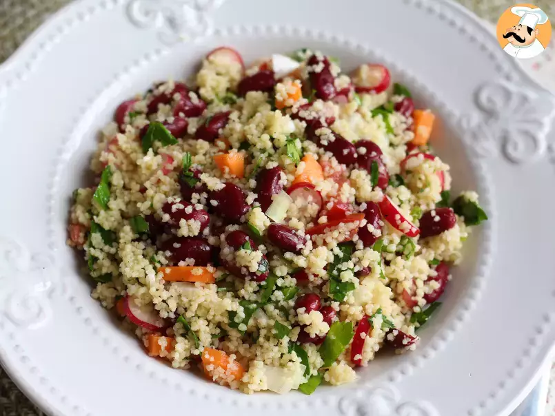 Couscous-Salat für eine einfache, gesunde und farbenfrohe Vorspeise! - foto 4