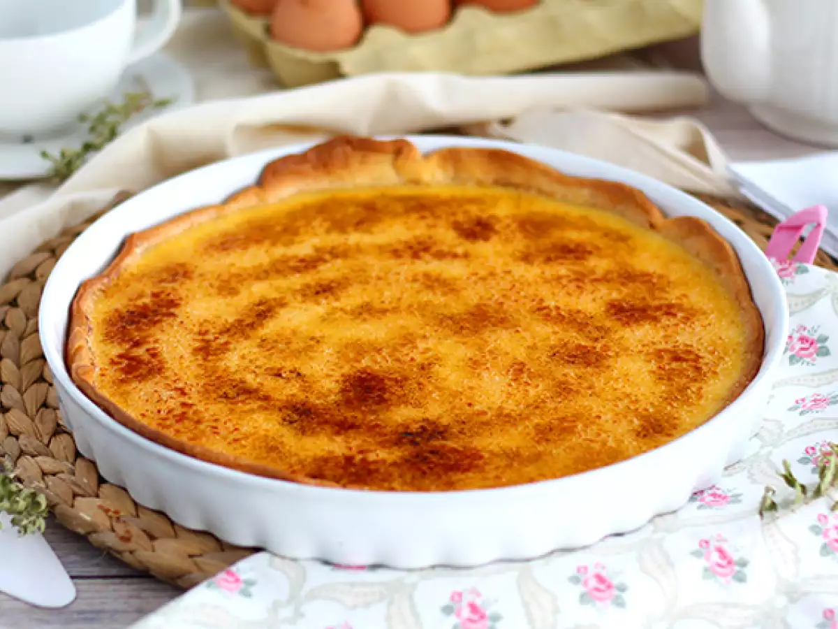 Crème-brûlée-Tarte – ein raffiniertes Dessert Schritt für Schritt