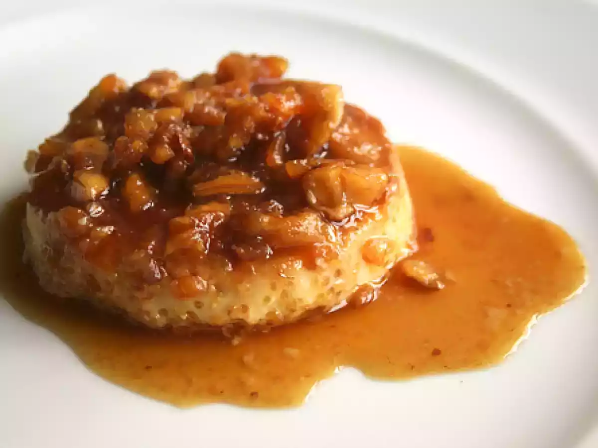 Creme Caramel mit Kastanien