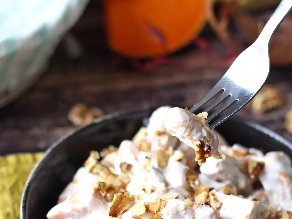 Cremige Kürbisgnocchi mit Philadelphia und knackigen Walnüssen - foto 2