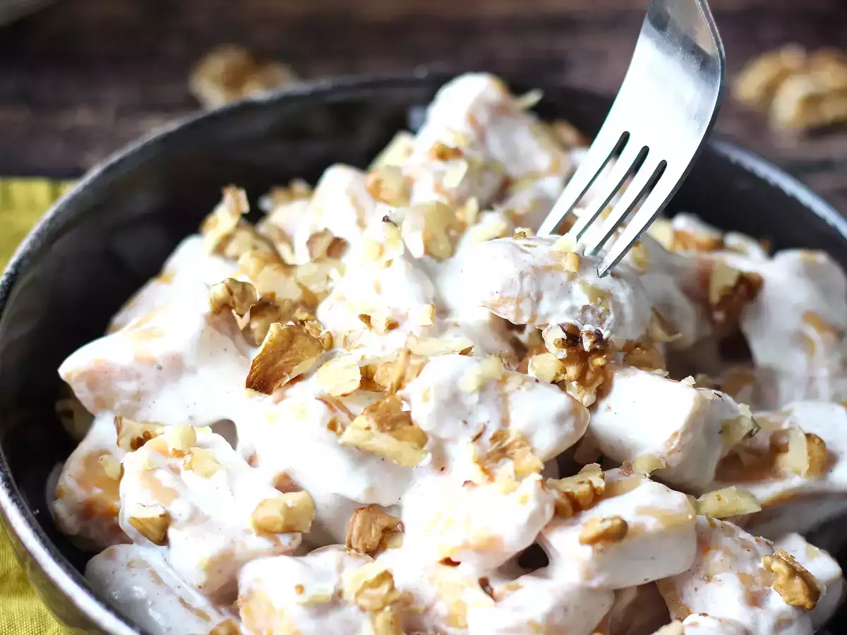 Cremige Kürbisgnocchi mit Philadelphia und knackigen Walnüssen - foto 5