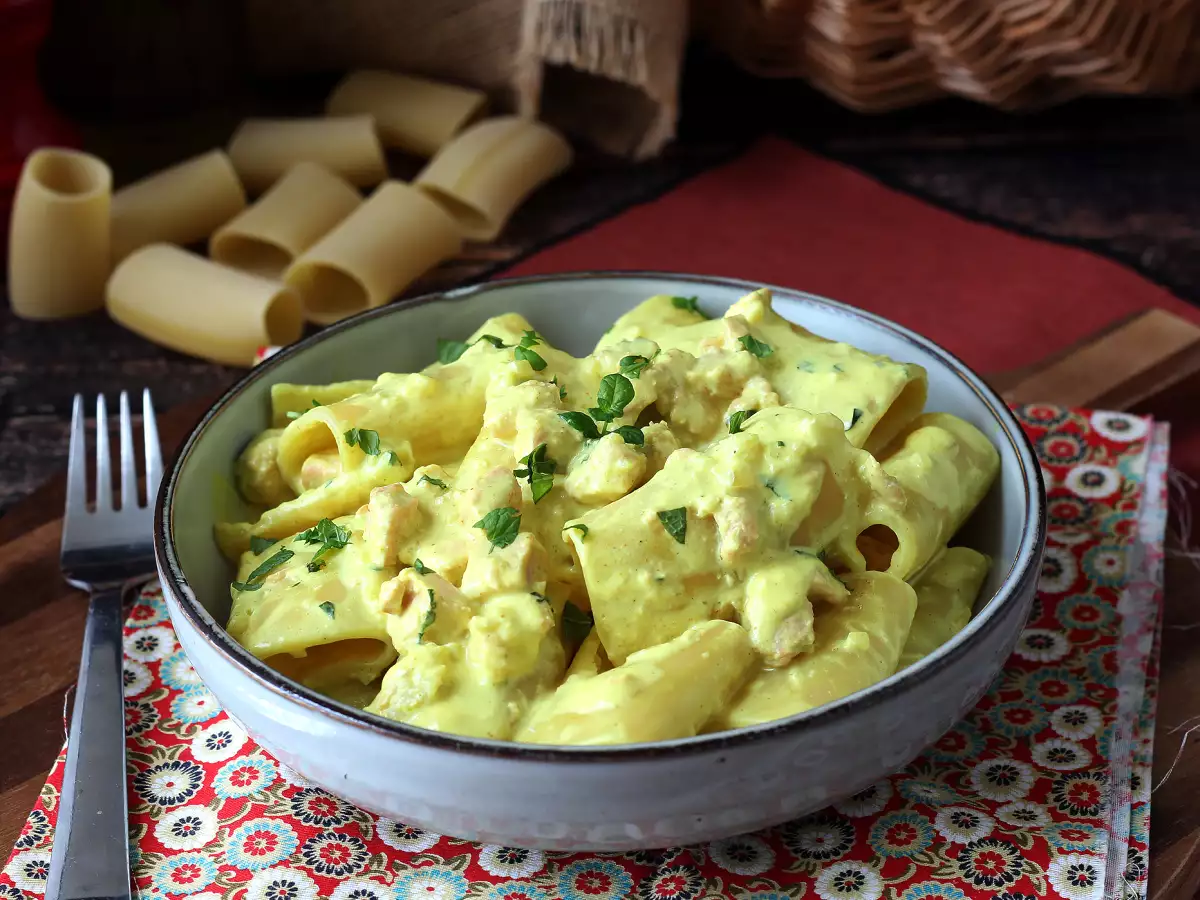Cremige Pasta mit Lachs und Safran : schnell und einfach - foto 4