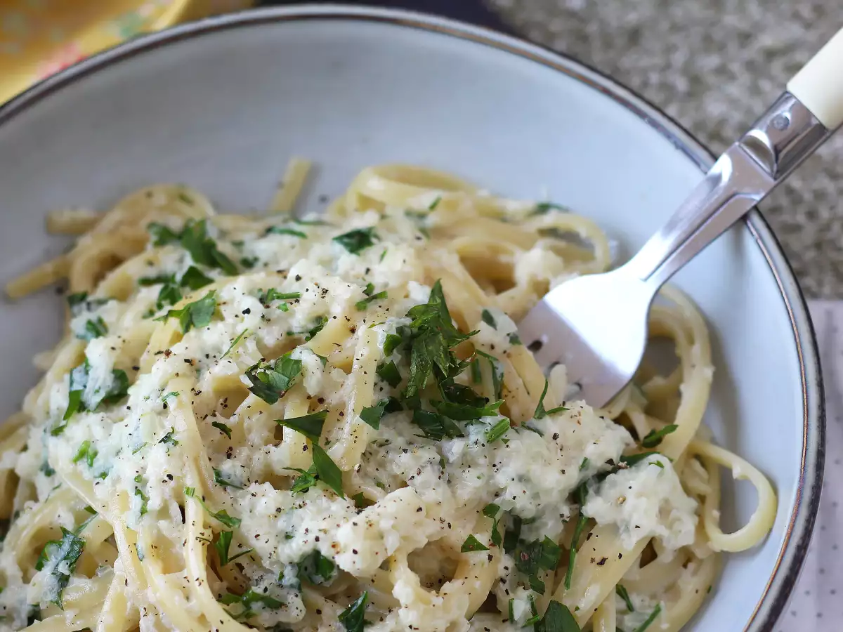 Cremige Pasta mit Zwiebeln : schnell, einfach und günstig - foto 4