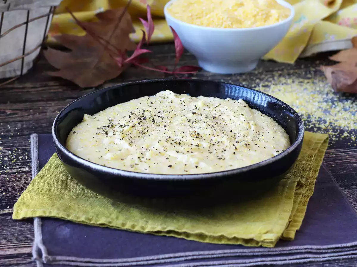 Cremige Polenta: einfaches Rezept für eine perfekte, aromatische Beilage - foto 2