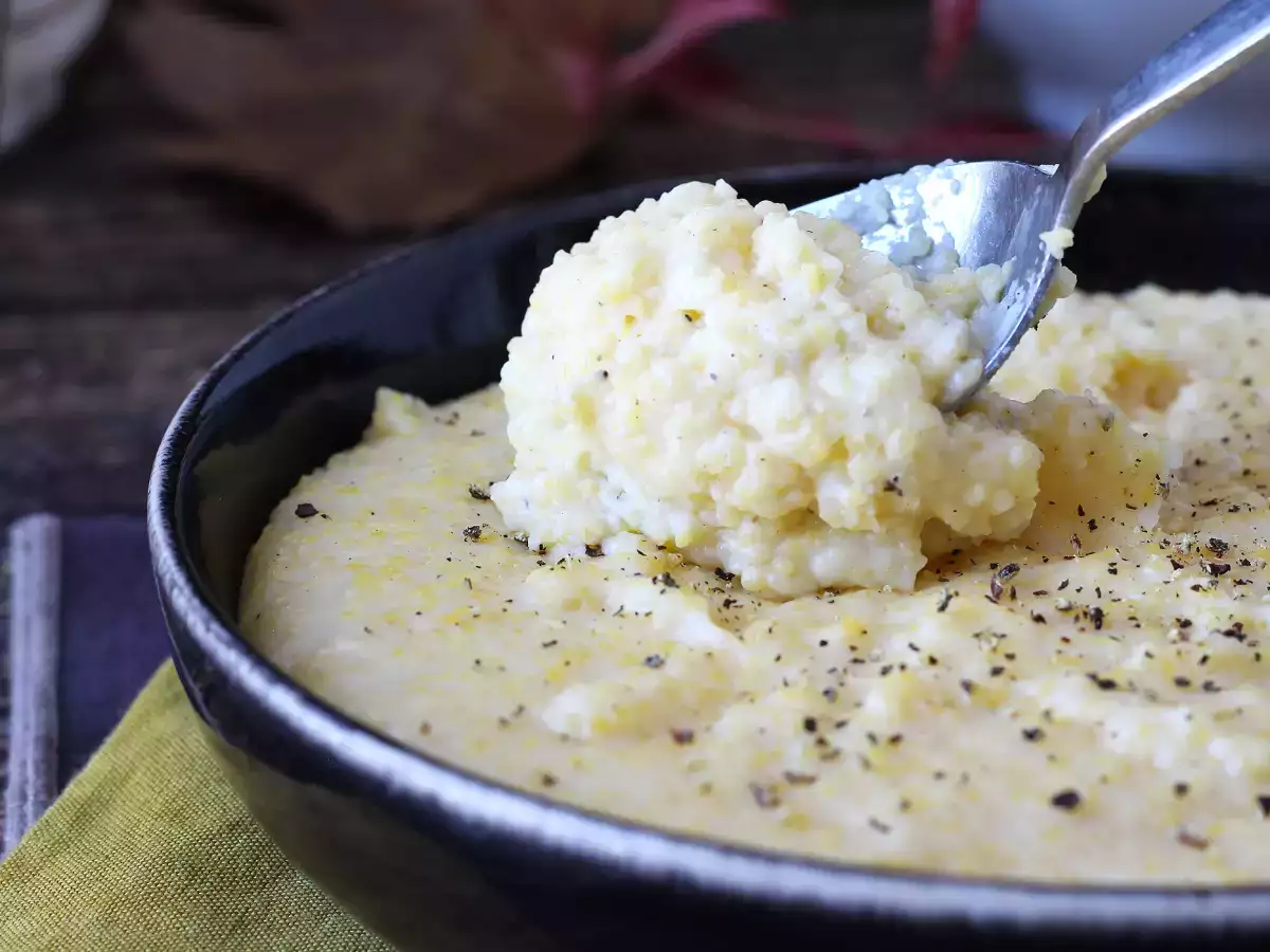 Cremige Polenta: einfaches Rezept für eine perfekte, aromatische Beilage - foto 3