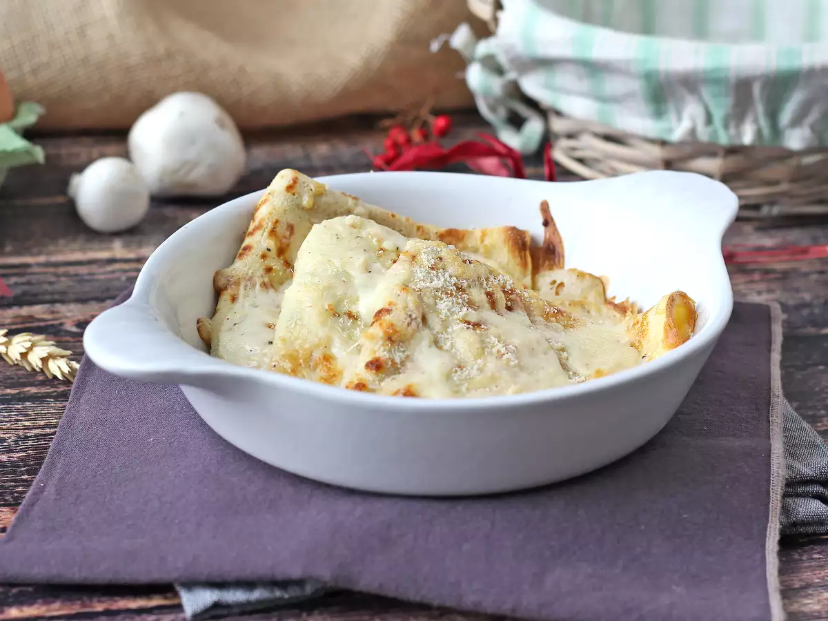 Crespelle mit Ricotta und Pilzen: das perfekte cremige vegetarische Rezept für jede Gelegenheit - foto 4