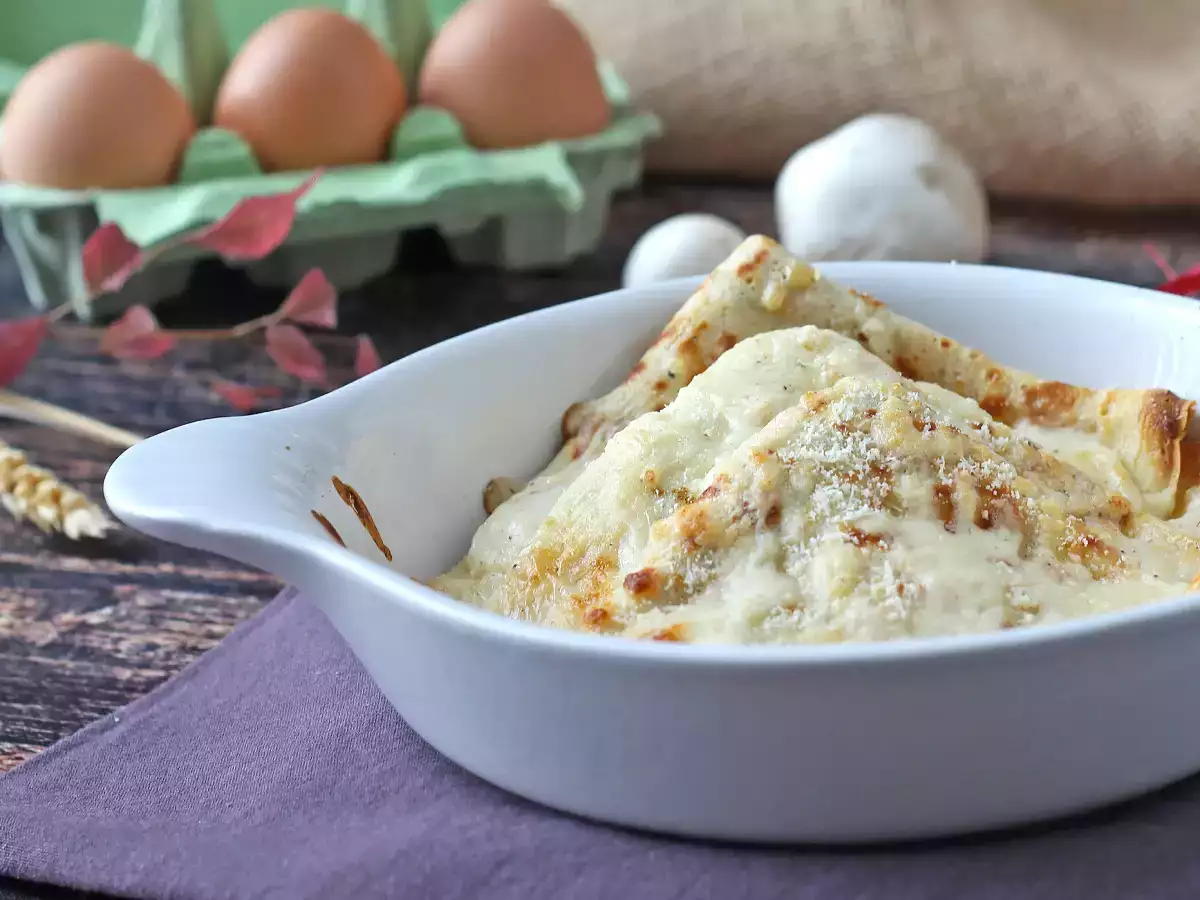 Crespelle mit Ricotta und Pilzen: das perfekte cremige vegetarische Rezept für jede Gelegenheit - foto 5