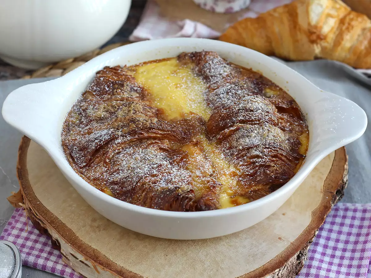 Croissant-Auflauf: Arme Ritter aus dem Ofen