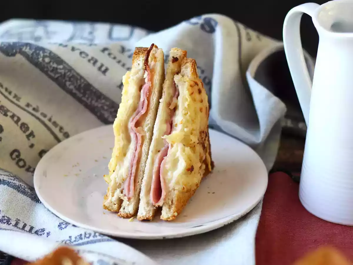 Croque Monsieur mit Air Fryer - foto 3