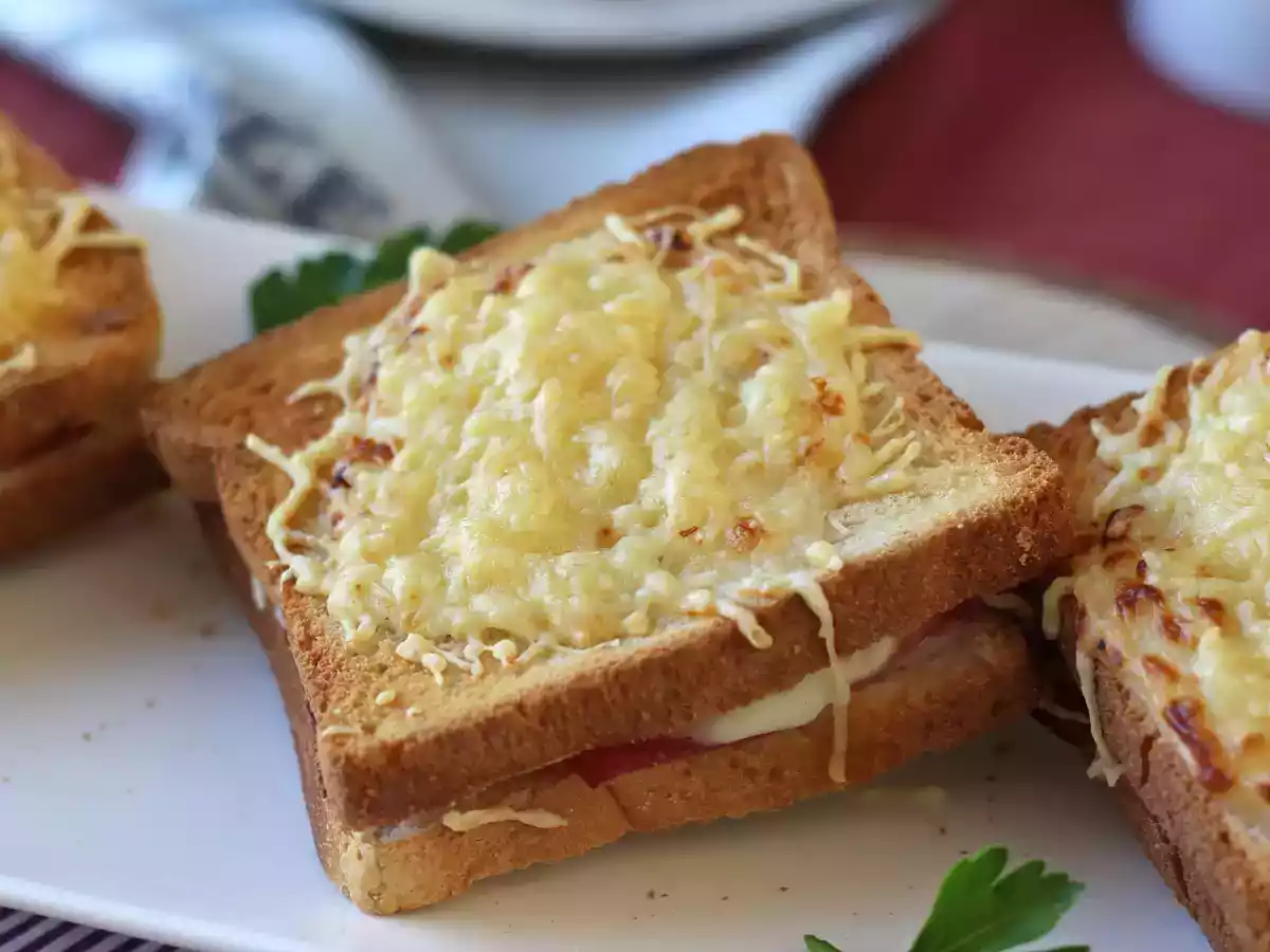 Croque Monsieur mit Air Fryer - foto 5
