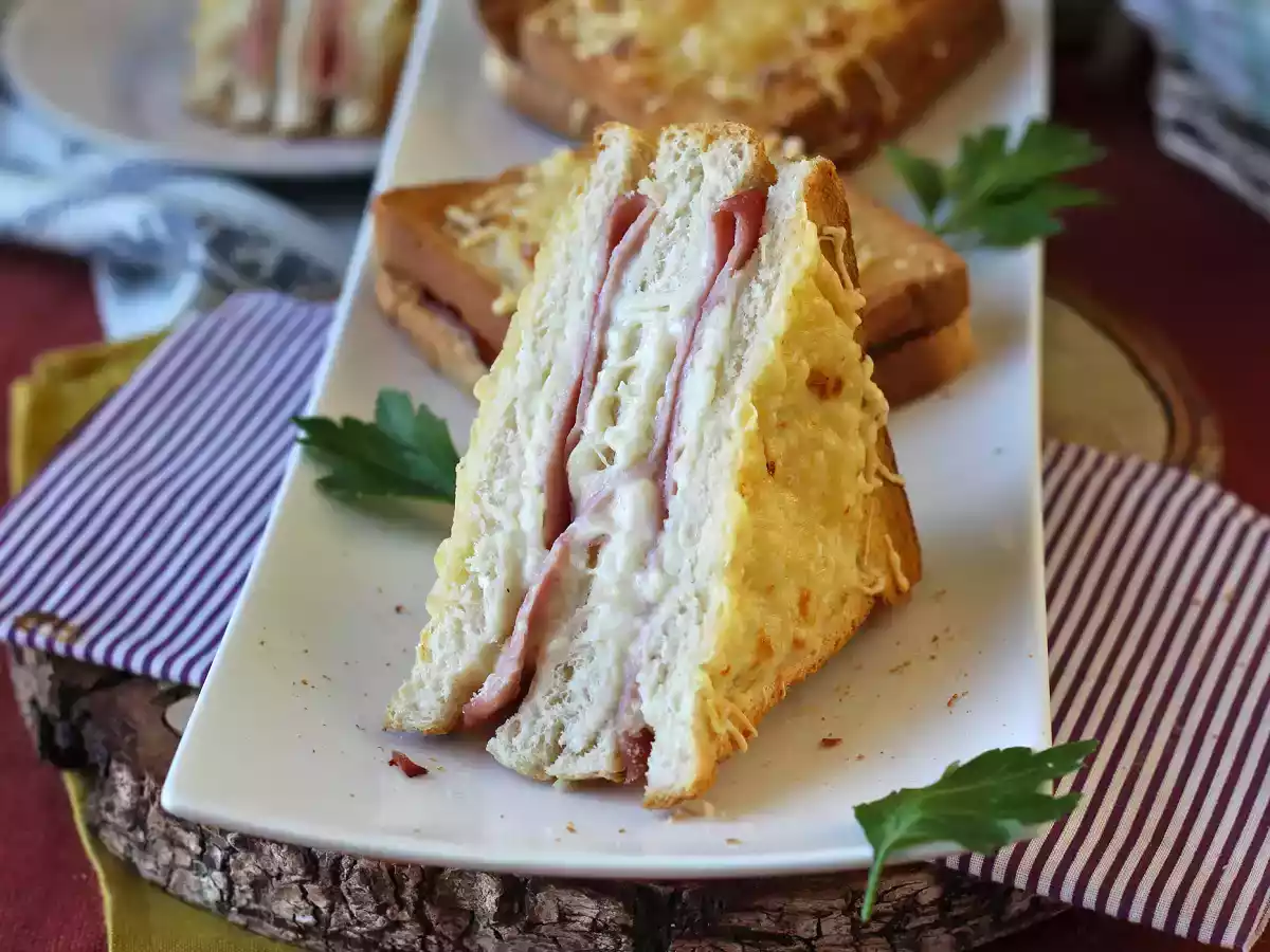 Croque Monsieur mit Air Fryer - foto 6