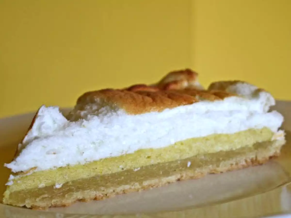Crostata meringata con crema al limone