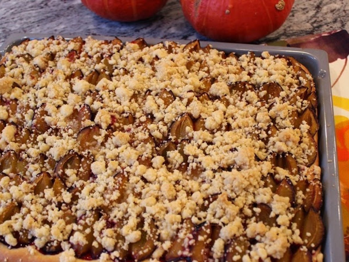 Deshalb gibt´s Zwetschgenkuchen mit Streusel