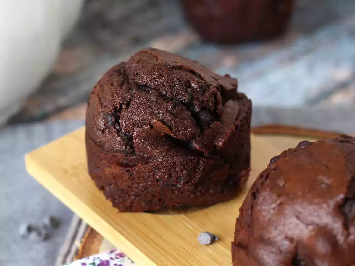 Die besten Schokoladenmuffins: riesig und wunderbar saftig - foto 3
