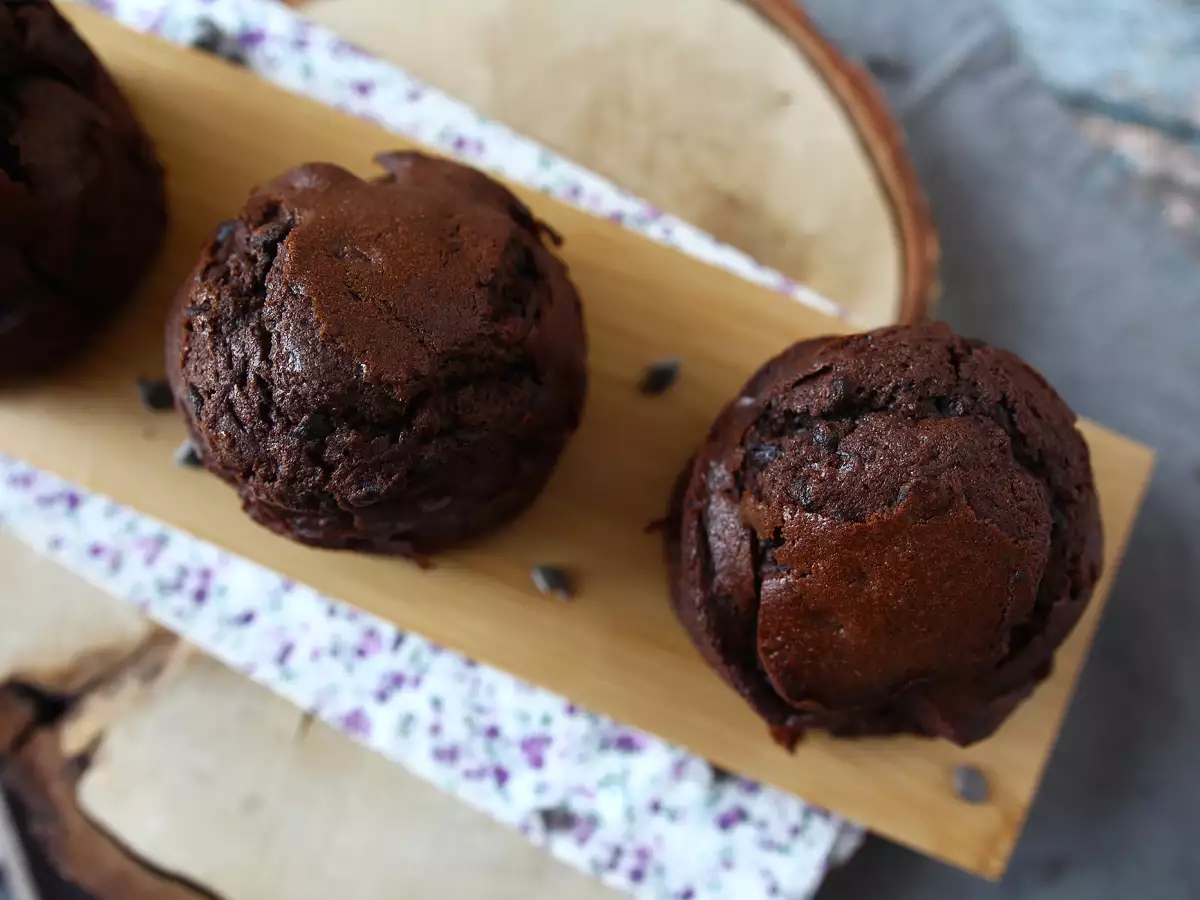 Die besten Schokoladenmuffins: riesig und wunderbar saftig - foto 4
