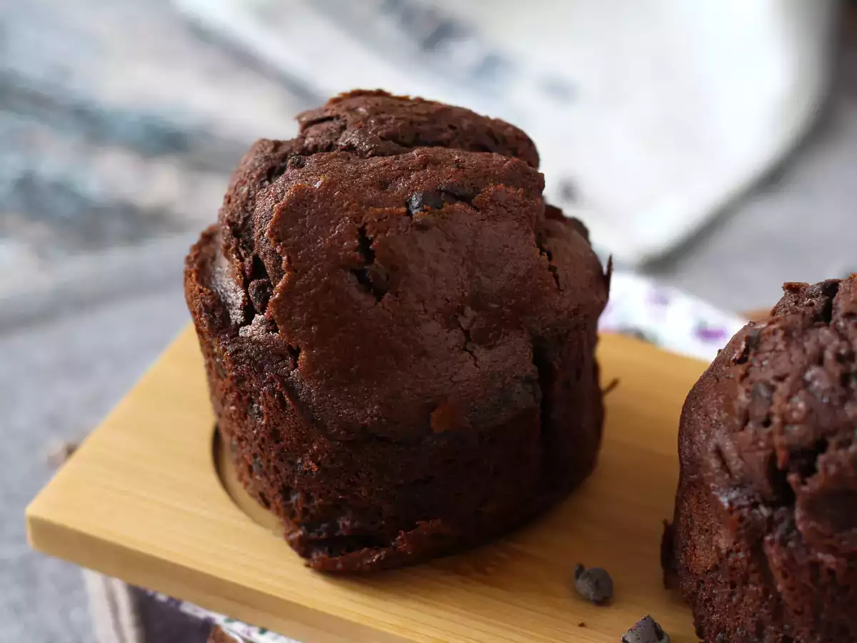 Die besten Schokoladenmuffins: riesig und wunderbar saftig - foto 5