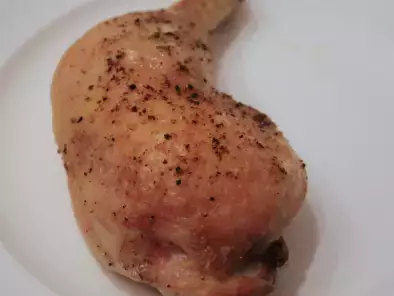 Dinner for one X - Hühnerkeule aus dem Ofen
