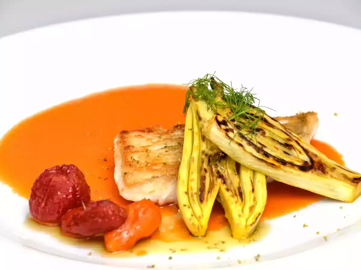 Donauzander/Tomaten/Fenchel - Fischgang