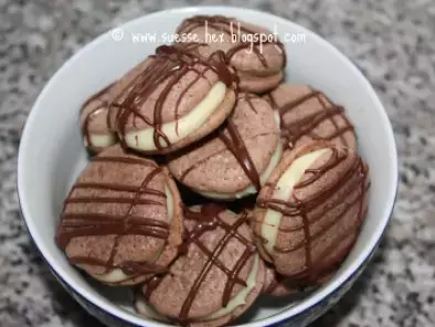 Doppel-Chocolate-Macarons
