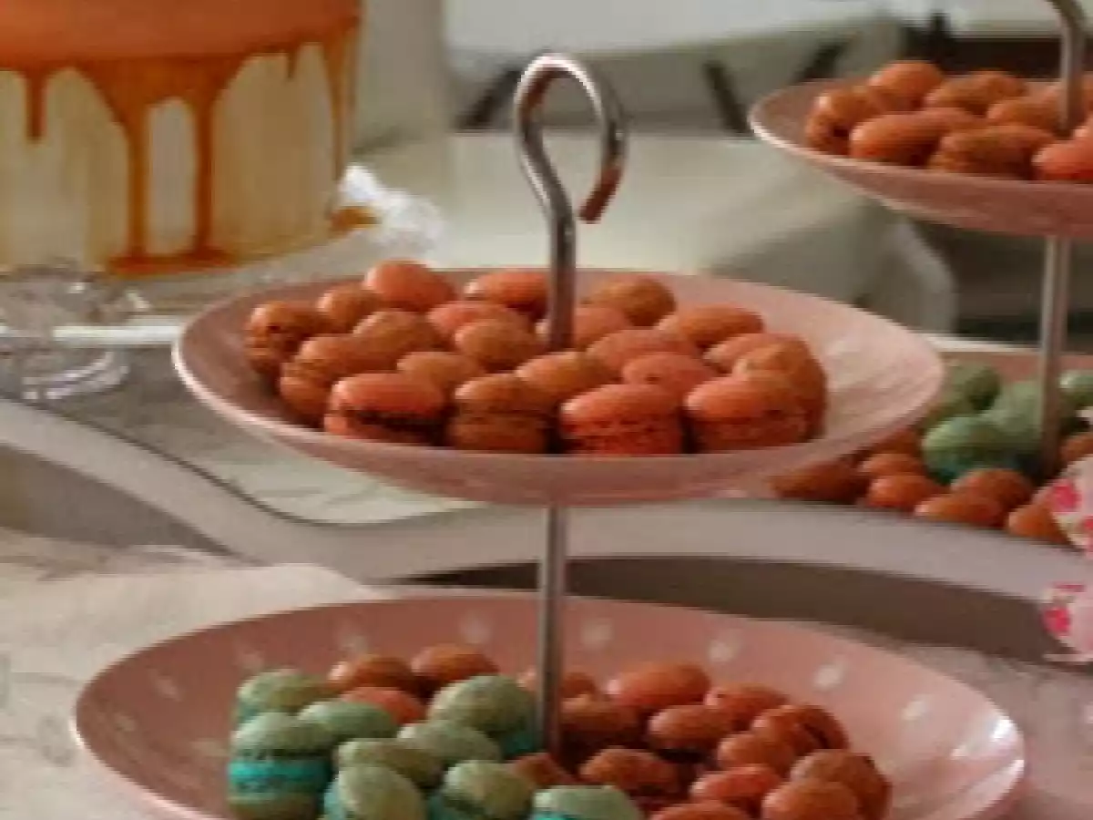 Drei Verschiedene Macarons