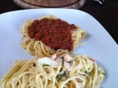 Due di Pasta: Spaghetti einmal mit Lachs
