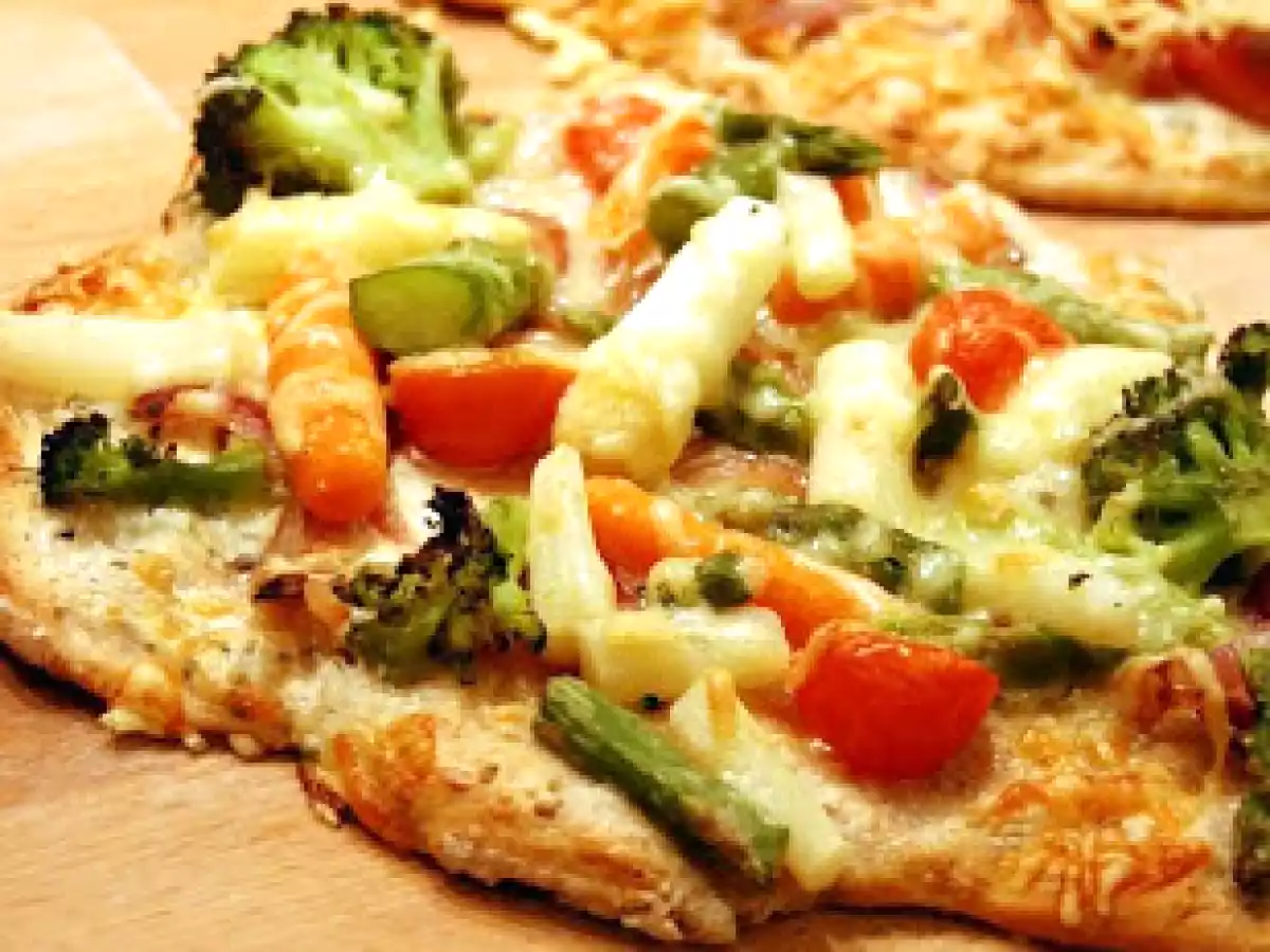 Dünnele mit Gemüse