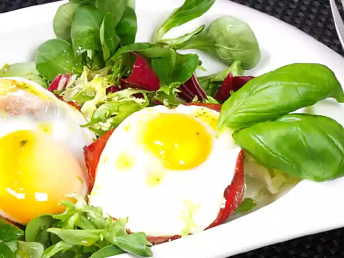 Ei im Schinken-Toast Körbchen - Breakfast quik and dirty