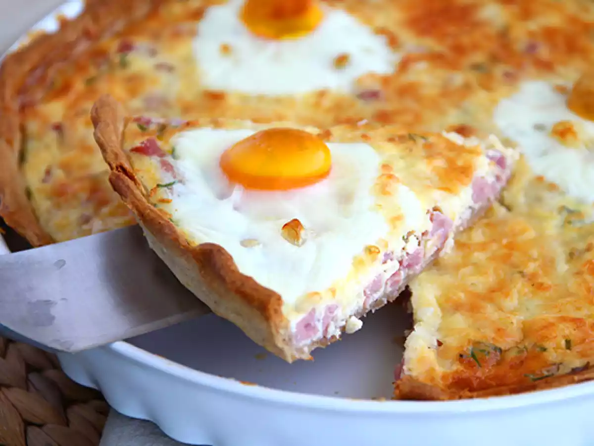Eier-Schinken-Quiche