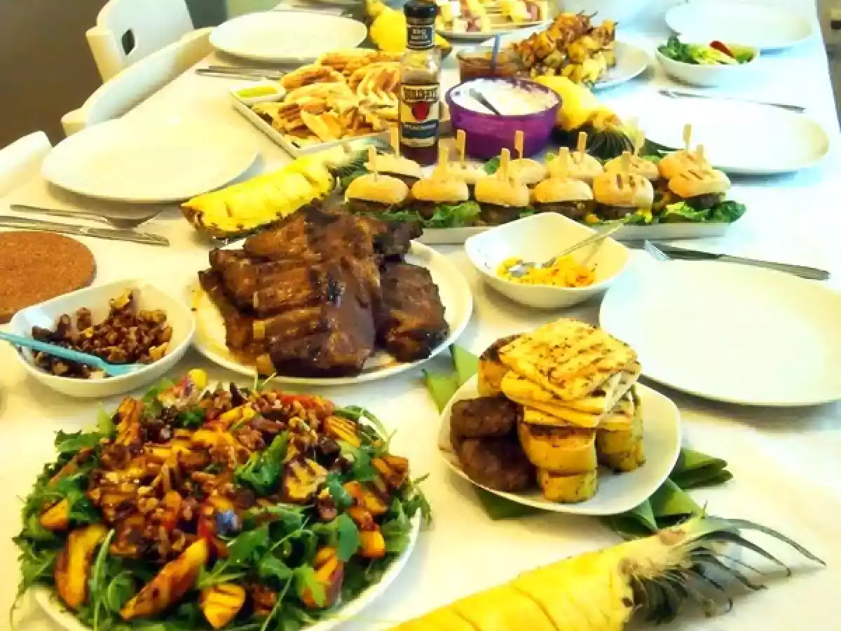 Eine karibische Grillparty