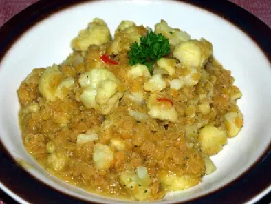 Eine scharfe Sache - Blumenkohl-Linsen-Curry